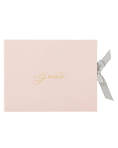 Wedding Guest Book Pink