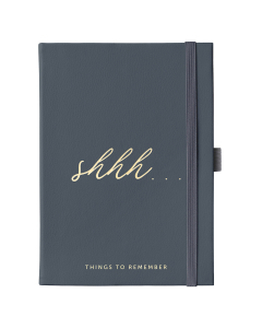 A6 Password Book Charcoal