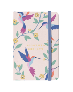 Address & Birthday Book Birds