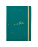 Busy Life Notebook - A5 Faux Green  