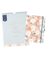 Busy Life Diary 2024 Pink Daisy / Busy Life Calendar 2024