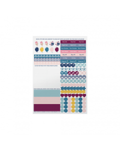 Family Calendar & Large Family Calendar 2023 Sticker Refill (x5)