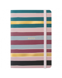 A6 Busy Life Notebook Stripe