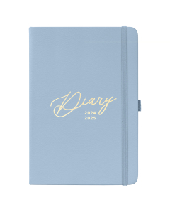 Mid-Year 17 Month Diary Blue 2024/25