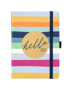 Mid-Year A6 To Do Diary Stripe 2024/25