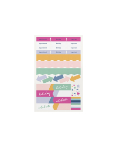 Mid Year Perfect Planner 2024/25 Sticker Refill (x5)