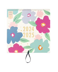 Mid-Year 17 Month Calendar Floral 2024/25