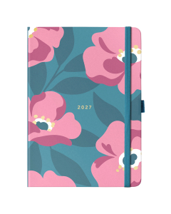 Busy Life Diary 2027 Teal Floral