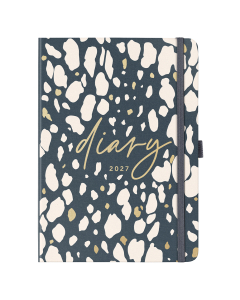 Busy Life Diary 2027 Charcoal Animal Spot
