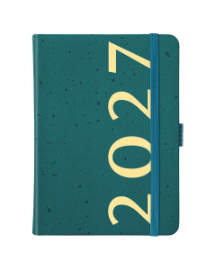 A6 To Do Diary 2027 Teal Deboss