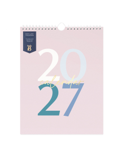 Busy Life Calendar 2027 Pink