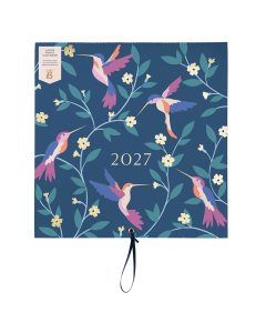 Large Family Calendar 2027 Navy Birds