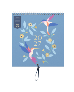 Family Calendar 2027 Blue Birds
