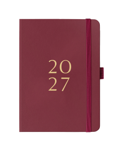 A6 To Do Diary 2027 Burgundy