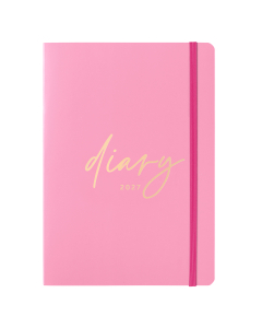 Everyday Diary 2027 Hot Pink