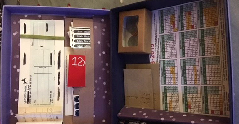 'School to Home' Organiser Box Image