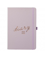 Mid Year 17 Month Diary 2022/23 Lilac Faux