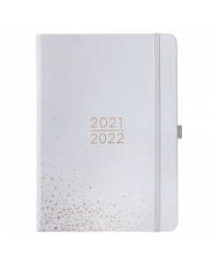 Mid Year Day A Page Diary 2021/22 Light Blue