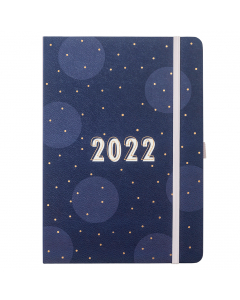 Day A Page Diary 2022 Navy Spot