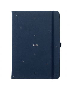 A5 To Do Diary 2022 Navy Faux