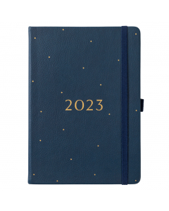 Busy Life Diary 2023 Navy Faux