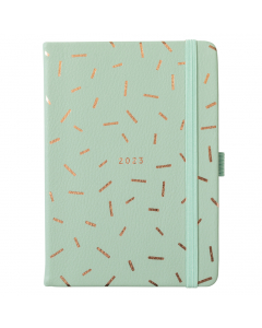 A6 To Do Diary 2023 Sage Faux