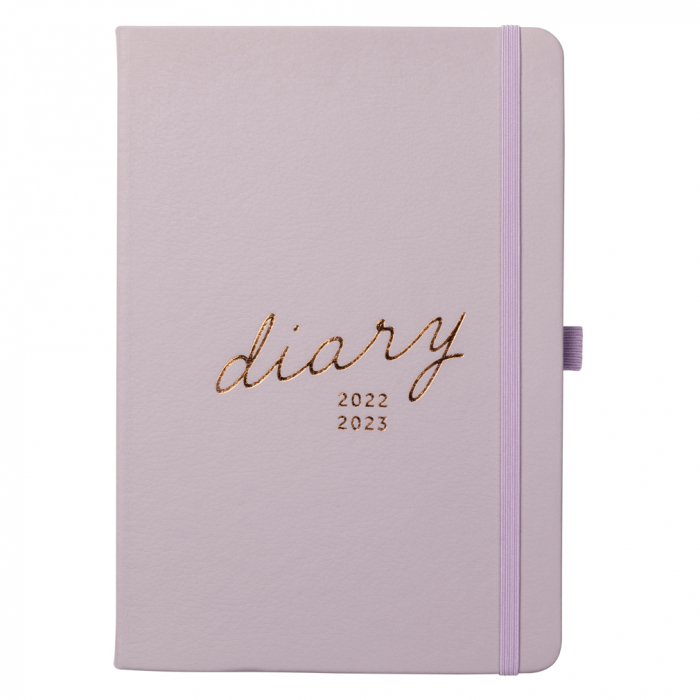 Mid Year 17 Month Diary 2022/23 Lilac Faux
