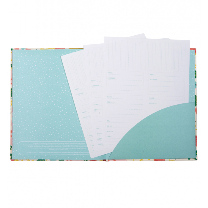Large Address Book Refill Sticker Sheets Busy B