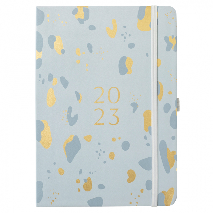 A5 Day A Page Diary 2023 Blue